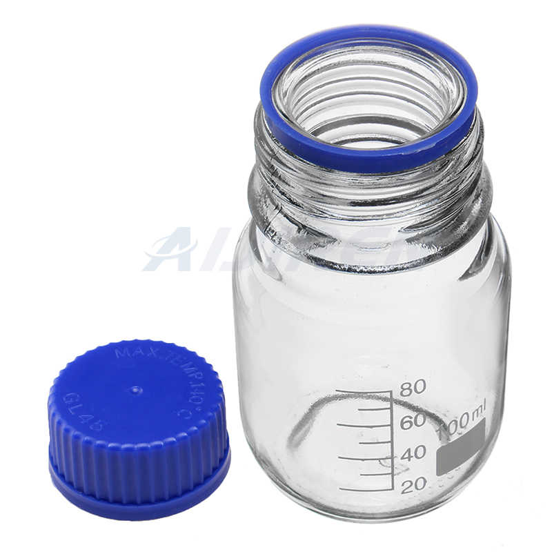 Cheap clear borosil reagent bottle with narrow mouth manufacturer